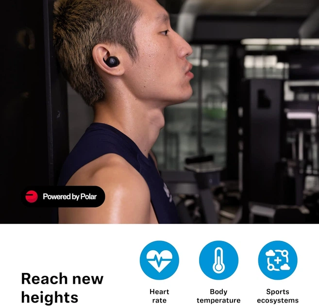 Наушники беспроводные Sennheiser Momentum Sport Graphite (700305) - Фото 7 Наушники беспроводные Sennheiser Momentum Sport Graphite (700305) - изображение 7