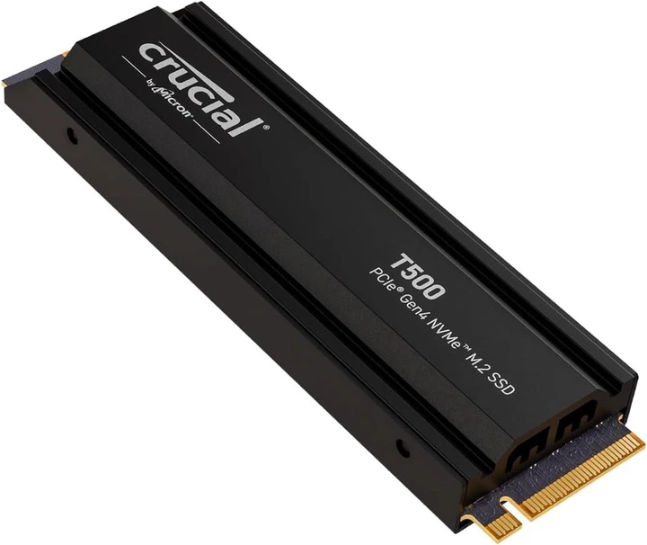 SSD накопитель Crucial T500 1 TB with Heatsink (CT1000T500SSD5) - Фото 1 SSD накопитель Crucial T500 1 TB with Heatsink (CT1000T500SSD5) - изображение 1