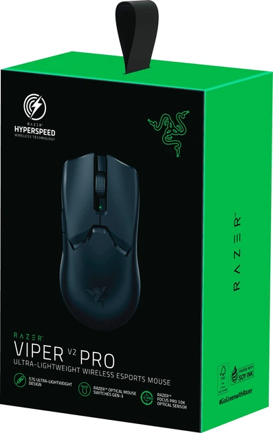 Мишка комп'ютерна Razer Viper V2 Pro Wireless Black (RZ01-04390100