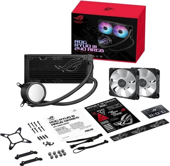 Система водяного охолодження ASUS ROG RYUO III 240 ARGB (90RC00J1-M0UAY0) - зображення 2