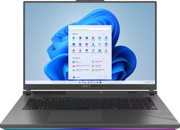 Ноутбук ASUS ROG Strix G18 (2024) G814JZR (G814JZR-G18.I94080) Eclipse Gray - Фото 1 Ноутбук ASUS ROG Strix G18 (2024) G814JZR (G814JZR-G18.I94080) Eclipse Gray - зображення 1