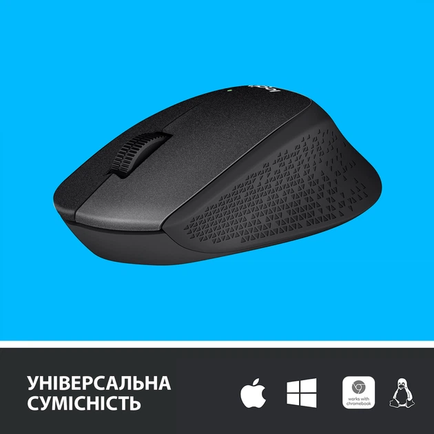 Миша Logitech M330 Silent Plus Wireless Black (910-004909) - зображення 4