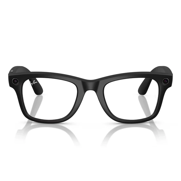 Смарт-окуляри Ray-Ban Meta Wayfarer Large Matte Black/Clear to Graphite Green Transitions (RW4008 601S1M 53-22) - Фото 2 Смарт-окуляри Ray-Ban Meta Wayfarer Large Matte Black/Clear to Graphite Green Transitions (RW4008 601S1M 53-22) - изображение 2