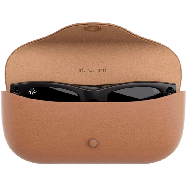 Смарт-окуляри Ray-Ban Meta Wayfarer Large Matte Black/Clear to Graphite Green Transitions (RW4008 601S1M 53-22) - Фото 9 Смарт-окуляри Ray-Ban Meta Wayfarer Large Matte Black/Clear to Graphite Green Transitions (RW4008 601S1M 53-22) - изображение 9
