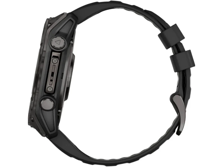 Спортивні годинники Garmin Fenix 8 51mm AMOLED Sapphire Carbon Gray DLC Titanium w. Black/Pebble Gray S. Band (010-02905-20/21) - зображення 3