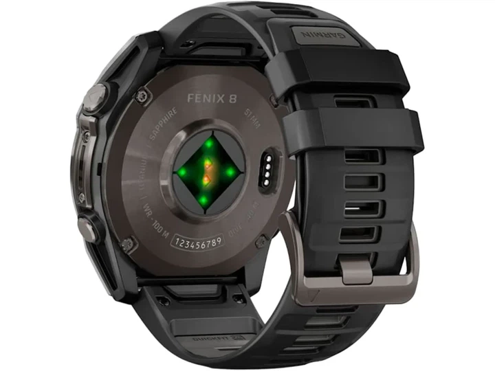 Спортивні годинники Garmin Fenix 8 51mm AMOLED Sapphire Carbon Gray DLC Titanium w. Black/Pebble Gray S. Band (010-02905-20/21) - зображення 10