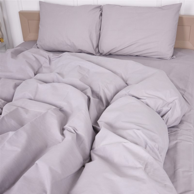 Комплект постільної білизни MirSon Бязь Premium Light Gray 110х140 від Rozetka на платформі USKIDKA Акція на Комплект постільної білизни MirSon Бязь Premium Light Gray 110х140 від Rozetka