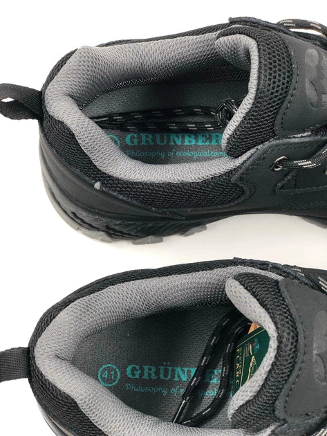Кросівки чоловічі ТМ GRUNBERG 148153/04 нубук 41 р. 27 см чорні - Фото 6 Кросівки чоловічі ТМ GRUNBERG 148153/04 нубук 41 р. 27 см чорні - изображение 6