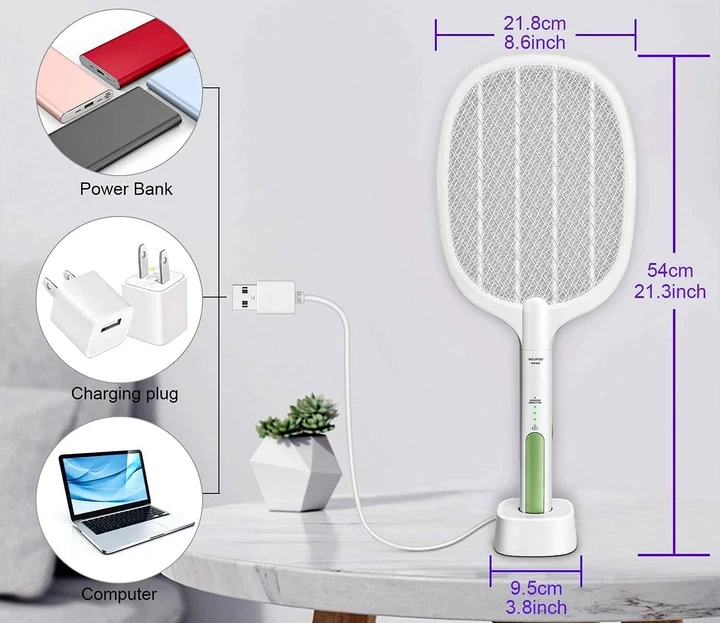 Лампа-уничтожитель комаров Insect Killer аккумуляторная 1200mAh USB White (3_06207) - изображение 3