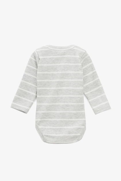 Боди-лодочка для малышей Baby Life 929 68 см Серый - изображение 5