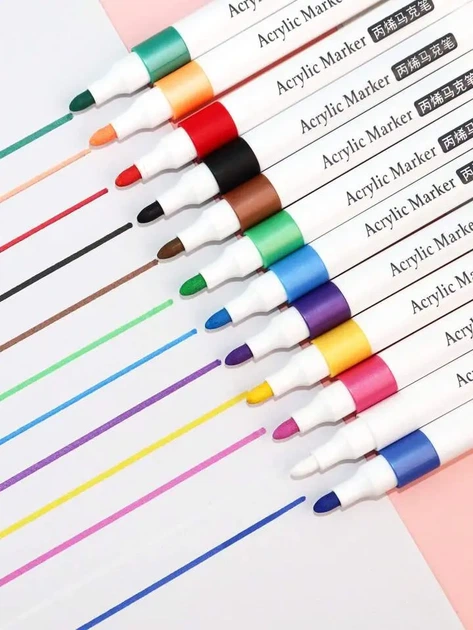 Акварельні маркери 18 кольорів Water Brush - зображення 6