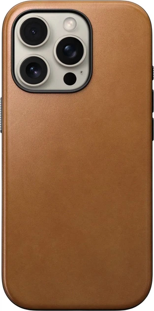 Чохол Nomad Modern Leather Case English Tan for iPhone 16 Pro Max - Фото 8 Чохол Nomad Modern Leather Case English Tan for iPhone 16 Pro Max - зображення 8