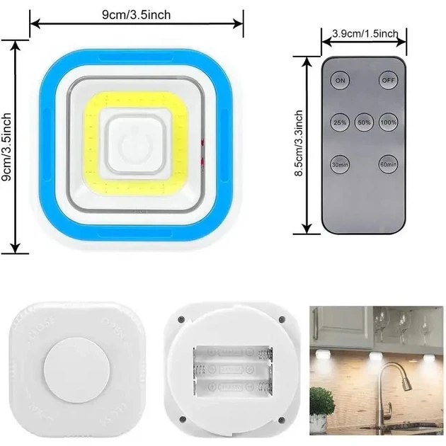 Комплект LED-светильников с пультом и таймером LED light with Remote Control Set (3 светильника) - изображение 7