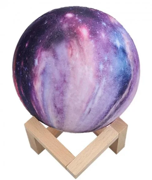 Настільний нічник світильник Magic 3D COLOR Moon Light RGB / Настільний світильник нічник 3D Космос з пультом - зображення 14