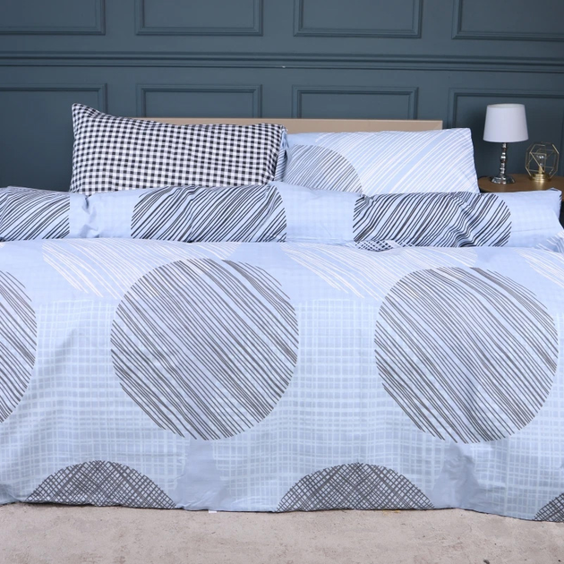 Комплект постільної білизни MirSon полуторний 143x210 см 17-0748 Circles in Checks Ranforce Elite від Rozetka на платформі USKIDKA Акція на Комплект постільної білизни MirSon полуторний 143x210 см 17-0748 Circles in Checks Ranforce Elite від Rozetka