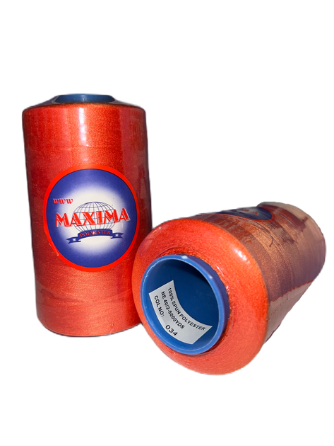 Нитки швейные MAXIMA 40/2 Цветные (034) 4114,8 м - изображение 4