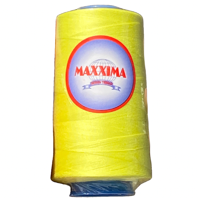 Швейные нитки MAXIMA 40/2 Неоново желтый (543N) 4114,8 м - изображение 3