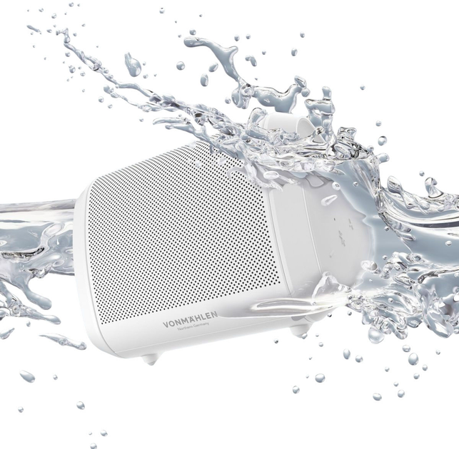 Głośnik przenośny Vonmahlen Air Beats Mini Bluetooth White (ABM00002) - obraz 4