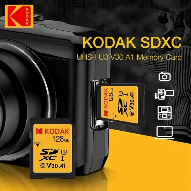 Карта пам'яті Kodak micro SD 256 Gb U3 A1 class 10 - зображення 3