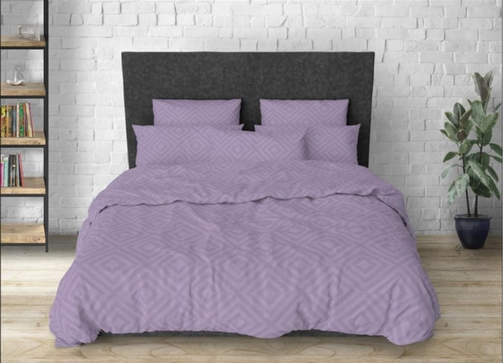 Комплект постільної білизни MirSon Євро 200х220 см 17-0626 Geometry Purple Бязь від Rozetka на платформі USKIDKA Акція на Комплект постільної білизни MirSon Євро 200х220 см 17-0626 Geometry Purple Бязь від Rozetka