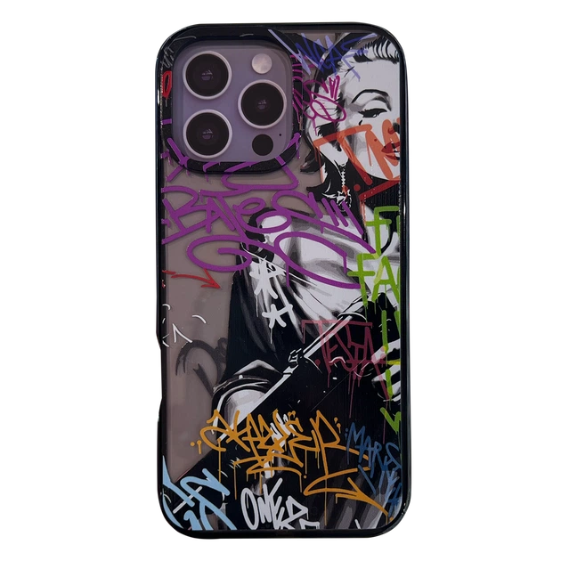 Чохол MaiKai Titan Art Series для iPhone 16 Statue of Liberty Black - Фото 1 Чохол MaiKai Titan Art Series для iPhone 16 Statue of Liberty Black - зображення 1