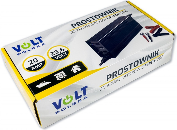 Prostownik Volt 24 V LiFePO4 20A 25.6 V (6PRLI2420A) - obraz 5
