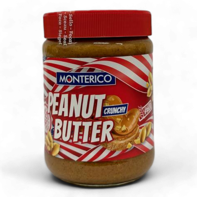 Арахисовая паста Creamy Monterico (с хрустящими кусочками) 500 г - Фото 1 Арахисовая паста Creamy Monterico (с хрустящими кусочками) 500 г - изображение 1