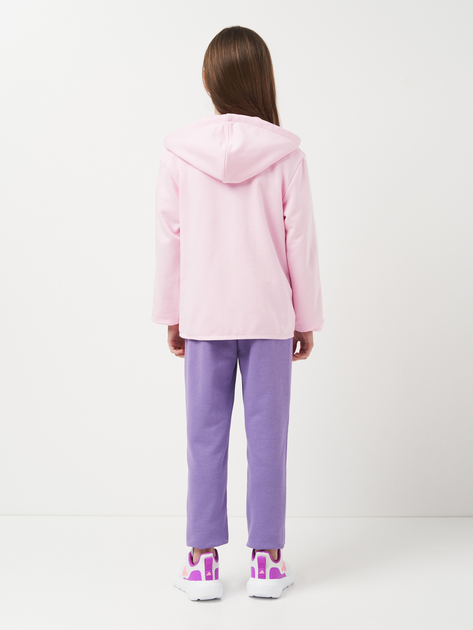 Детский спортивный костюм (толстовка + штаны) Adidas J 3S Ft Ts 220 JN6482 122-128 см Розовый (4067901413250) 