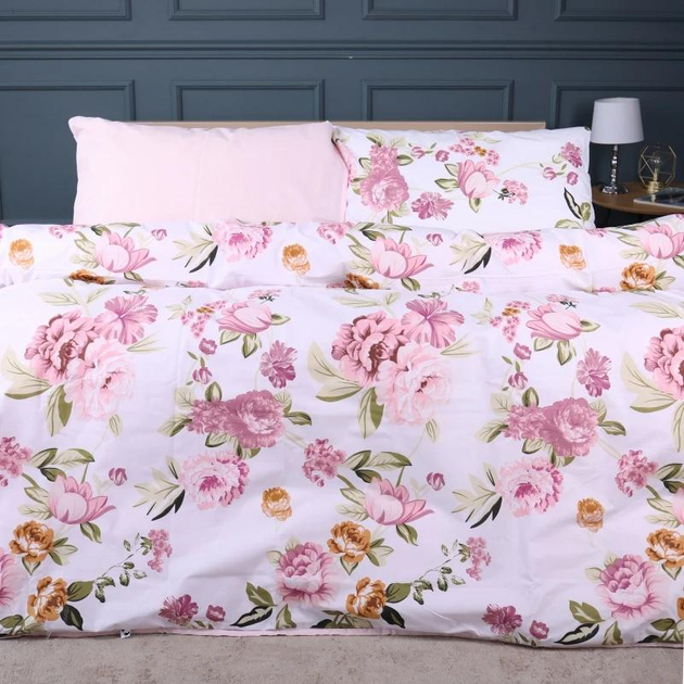 Комплект постільної білизни MirSon Сімейний 143x210 см x 2 шт 17-0726 Peony Whisper Бязь (2200010772098) - зображення 1
