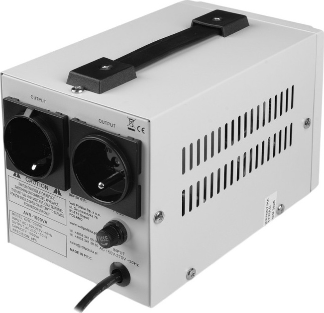 Стабілізатор Volt 1000 VA 8% (5AVR1000SE) - зображення 3