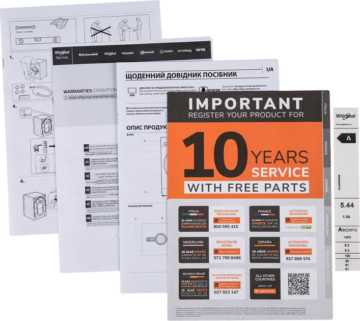 Пральна машина з сушкою Whirlpool FFWD8649BVUA - зображення 17