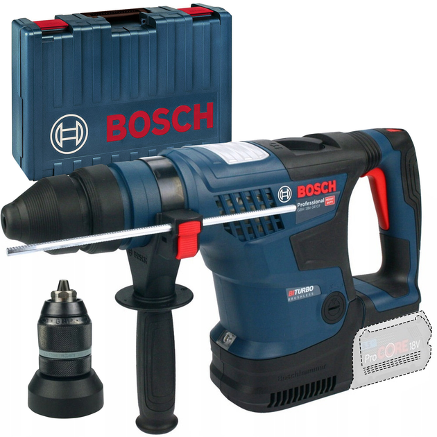 Аккумуляторный перфоратор Bosch GBH 18V-34 CF (SDS+, 18 В, 5.8 Дж) без АКБ и зарядного устройства (25419) - изображение 1