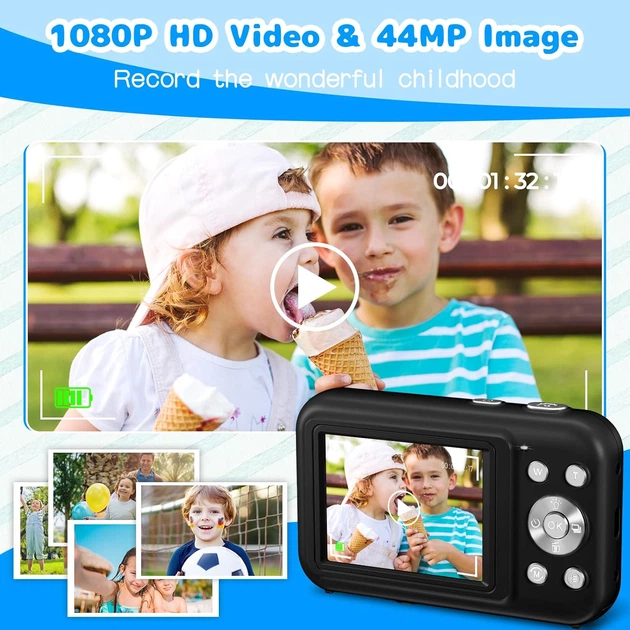 Фотокамера Flyfrost DC406 44Мп / CMOS / Full HD 30fps / 16Х зум / Черная - изображение 4