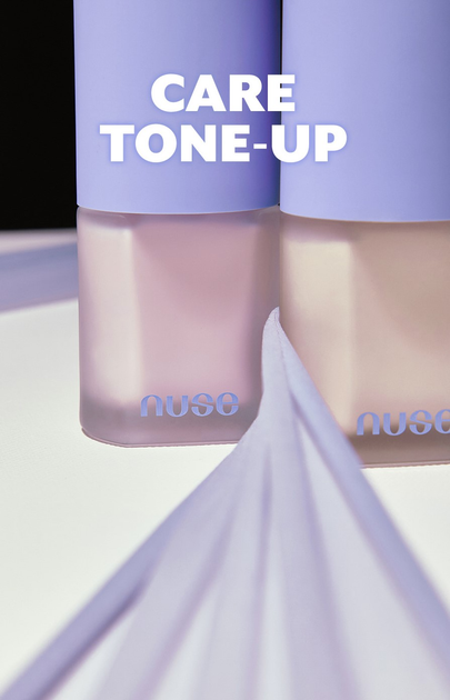 Primer do twarzy Nuse Care Tone-Up Spf50+ wyrównujący koloryt 01 Peach 30 ml (8809625247119) - obraz 7