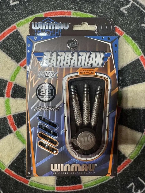 Winmau Barbarian Nickel — Профессиональные дротики для дартса. - Фото 2 Winmau Barbarian Nickel — Профессиональные дротики для дартса. - изображение 2