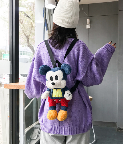 Mickey Mouse Микки Маус рюкзак игрушка плюшевая мягкая для девочки 25см (AN)26453 - изображение 4