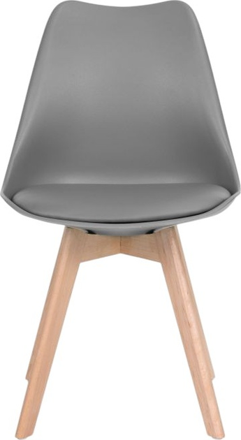 Zestaw krzeseł do kuchni i salonu ModernHome by Multistore 4 szt Ciemnoszare (5905817003259) - obraz 3