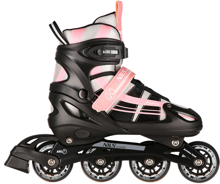Łyżworolki Nils Extreme NH18366A 2w1 z wymienną płozą hokejową 39-42 L Różowo-Białe (5907695525137) - obraz 7