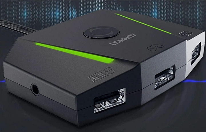 Конвертер клавиатуры и мышки LeadJoy VX2 AimBox для консолей PS4