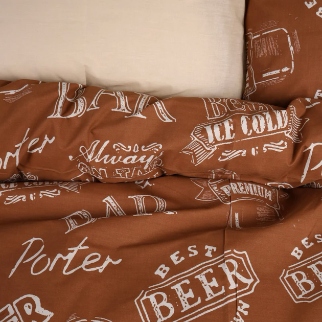 Підковдра MirSon Ranforce Elite 17-0509 Beer Bar Porter 110x140см від Rozetka на платформі USKIDKA Акція на Підковдра MirSon Ranforce Elite 17-0509 Beer Bar Porter 110x140см від Rozetka