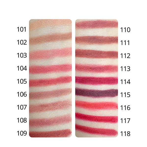 Карандаш для губ водостойкий (бежево-красный) Waterproof Lipliner 112 TopFace 1.14 г - изображение 5