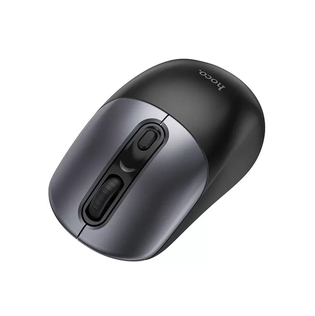 Маніпулятор миша HOCO GM28 2.4G business wireless mouse Black Metal Gray (6942007619684) - изображение 3