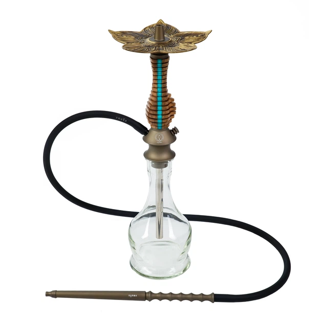 Кальян Karma 3.0 Mini Line Bronze Turquoise - Фото 3 Кальян Karma 3.0 Mini Line Bronze Turquoise - зображення 3