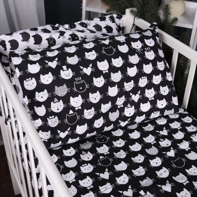 Наволочка MirSon Бязь Kids Time 17-0673 Monochrome Meows 50х50 см (2200010185867) - Фото 4 Наволочка MirSon Бязь Kids Time 17-0673 Monochrome Meows 50х50 см (2200010185867) - изображение 4