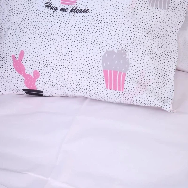 Комплект постельного белья MirSon Полуторный Евро 160x220 см Kids Time 17-0498-1 Magnificent Бязь (2200008507763) - изображение 7