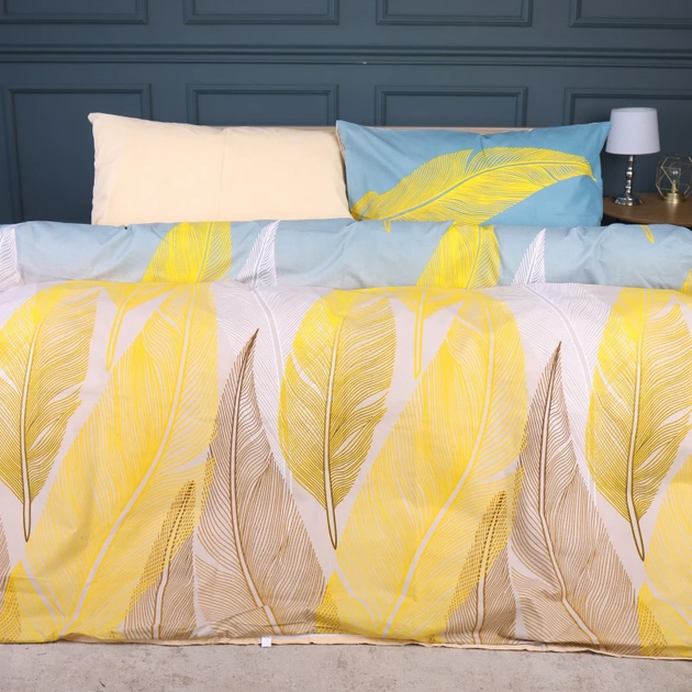 Комплект постільної білизни MirSon полуторний євро 160x220 см 17-0737 Golden Feathers Ranforce Elite від Rozetka на платформі USKIDKA Акція на Комплект постільної білизни MirSon полуторний євро 160x220 см 17-0737 Golden Feathers Ranforce Elite від Rozetka