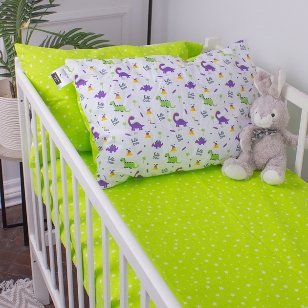 Простирадло на резинці MirSon Бязь Kids Time 18-0001 Hello Dino висота 25 см 80х190 см від Rozetka на платформі USKIDKA Акція на Простирадло на резинці MirSon Бязь Kids Time 18-0001 Hello Dino висота 25 см 80х190 см від Rozetka