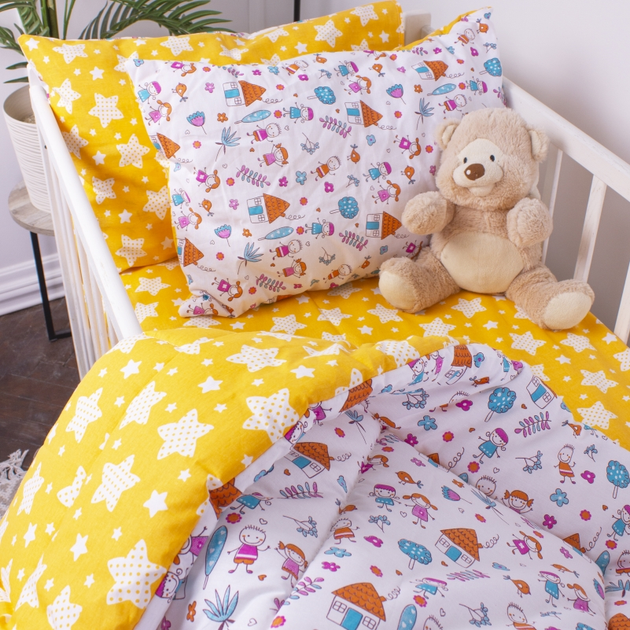Простирадло на резинці MirSon Бязь Kids Time 18-0002 Sweet Home висота 25 см 90х200 см від Rozetka на платформі USKIDKA Акція на Простирадло на резинці MirSon Бязь Kids Time 18-0002 Sweet Home висота 25 см 90х200 см від Rozetka