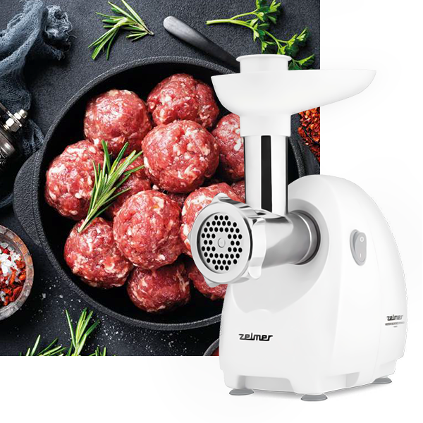 Мясорубка электрическая 10 в 1 Zelmer ZMM4055B 1900 Вт 2,5 кг/мин