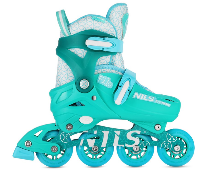Łyżworolki Nils Extreme NA13102 XS 26-29 Zielone (5907695579079) - obraz 3